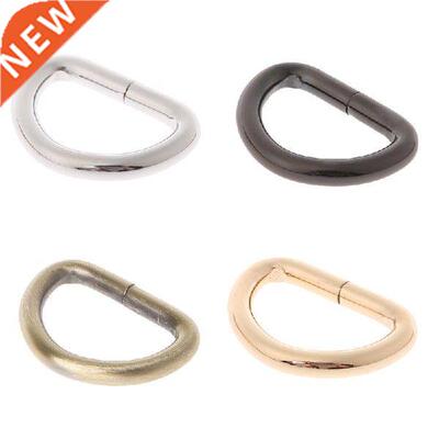 10pcs 1-25mm Metal D Ring Buckle Leather Craft Strap Pets