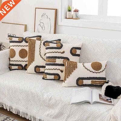 Pillowslip Geometric Pattern Household Supplies Cotton Sofa