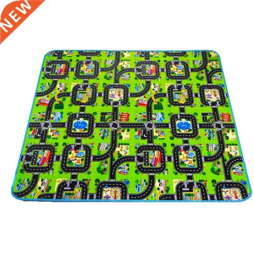 4 sizes Thick Town City Blanket Traffic Baby Crawling mat EV