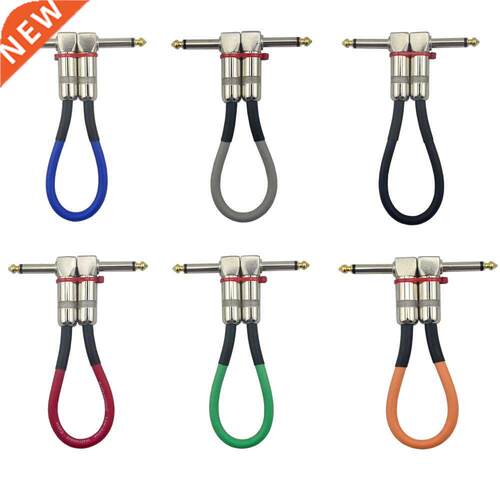 6 X Guitar Patch Pedal Cable 15/21/30cm/ 0.5ft Long with 1/