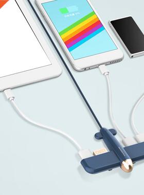 Adapter Dock Aircraft Shape Design Universal ABS USB 2.0 4-i