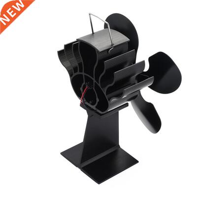 Hot 4-Blade Heat Powered Stove Fan for Wood / Log Burner/Fir