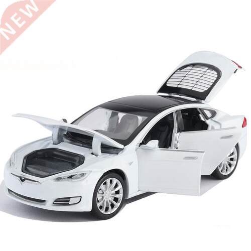 1/32 Alloy Die Cast Tesla Model S P100D Sedan Model Toy Car