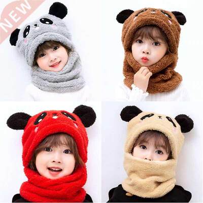 ncmama Winter Children Hat Plus Fleece Kids Caps Cartoon Hat