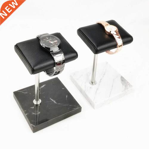 New Marble and PU Leather Watch Holder Stand Storage Boxes