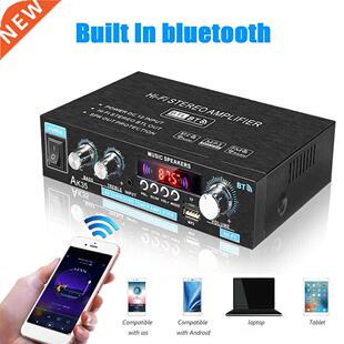 AK35 800W Home Car Amplifiers Audio Power Bluetooth 5.0 Surr
