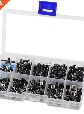 10 Values 180PCS Tactile Button Switch Mini Momentary Tact A