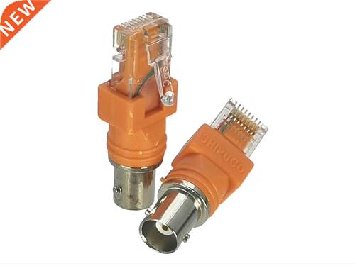 10Pcs Connector BNC Female jack to RJ45 Male plug RF Adapter