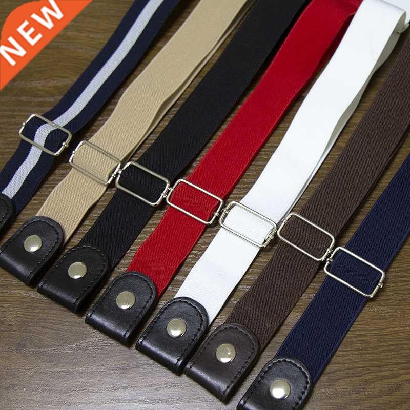 New Belts for Women Buckle-Free Waist Jeans Pants No Buckle