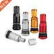 Car Motorcycle Tubeless 4Pcs Tyre Metal Wheel Valv Universal