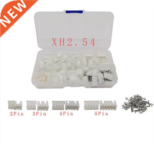 230Pcs/Box XH 2.54 2P 3P 4P 5P Male Female Plug Socket Housi