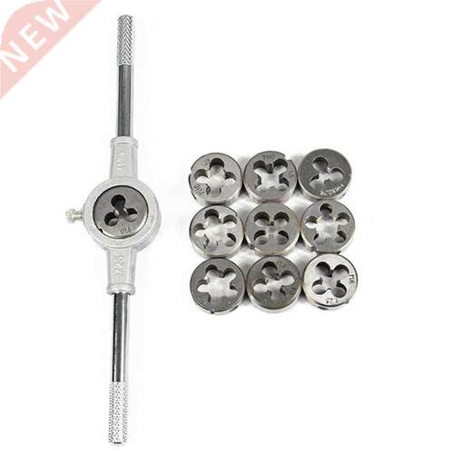 11Pcs M3-M12 Metric Die Wrench Set Hand Tapping Kit Screw Di