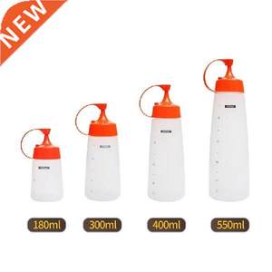 180ml/00ml/400ml/550ml Squeeze Squirt Condiment Bottles