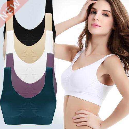 Women seamless Bra No pad Brassiere Underwear chest sleep yo