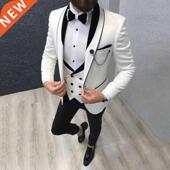 for Wedding Suit White Blazer Suits Groom Tuxedo Men