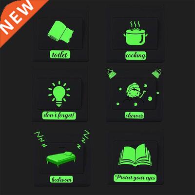 pc/Set Creative Sneak Peep Boy Switch Luminous Stickers