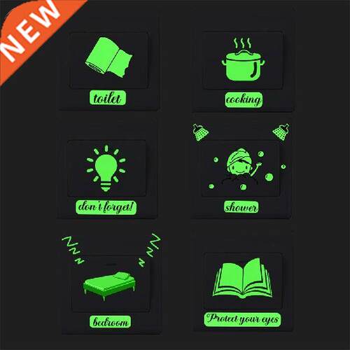 pc/Set Creative Sneak Peep Boy Switch Luminous Stickers