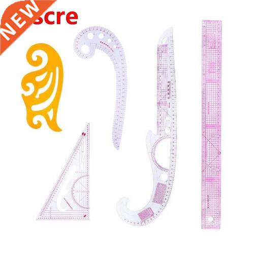 5PCS Sewing Ruler Curve Ruler Clothing Sample Garment Cut Cu