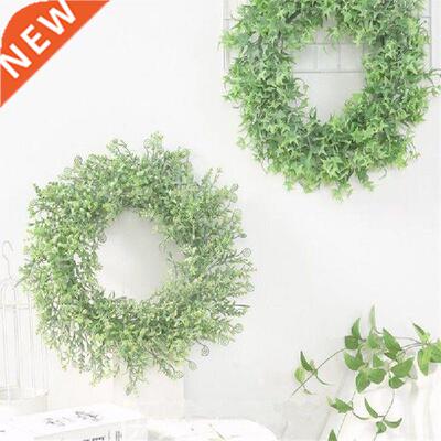 Spray Simulation Plant Grass Ring Wreath Wall Sweet Potato