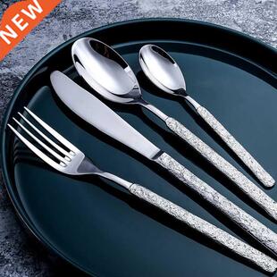 Ktchen Tableware Cutlery Set Slver Cutlery Set Stanless
