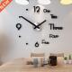 Watch Large Acrylic Design Clock Clocks Modern Wall