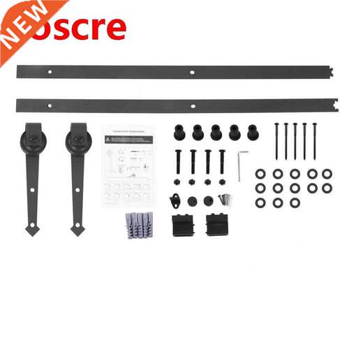 6FT Sliding Barn Door Hardware Rler Track Rail To Kit Se