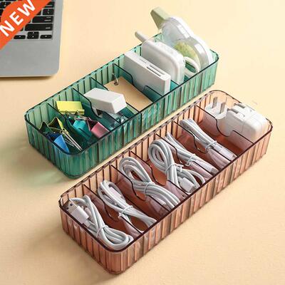 Cable Storage Box Clear Plastic Data Line Storage Container