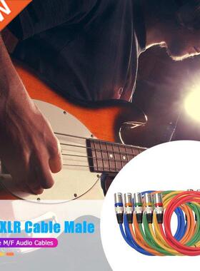 5pcs XLR Pin Male to Female Shield Audio Cable Good Transmi