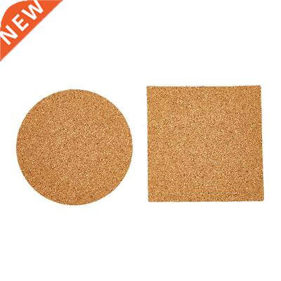 10Pcs Cork Coasters Square Cork Mat Self Sticker DIY