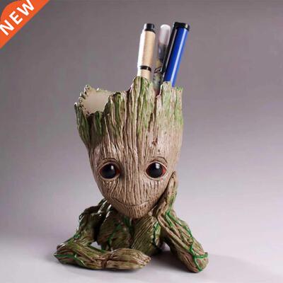 Baby Groot Flower Pot Planter Holders Figurine Tree Man Mode