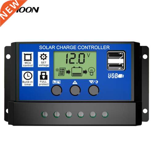KKmoon Solar Controller 12V 24V 30A 20A 10A Solar Regulator