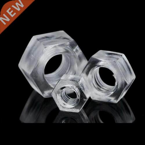 20/50Pcs Plastic Hex Nuts M2 M2.5 M3 M4 M5 M6 M8 Nylon PA66
