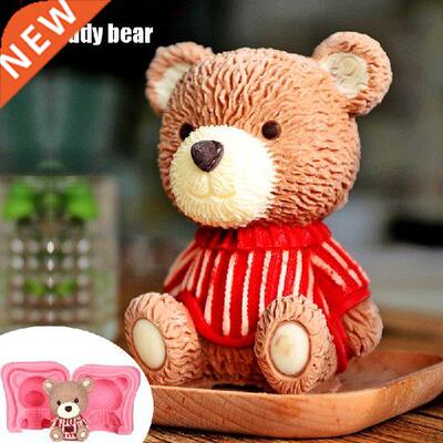 3D Teddy Bear Silicone Cake Mold Silicone Fondant Mold 3D
