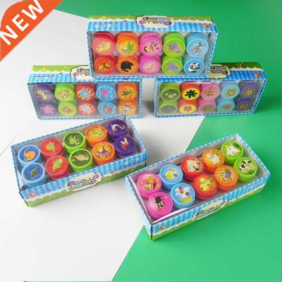 10pcs Kids Cartoon Stamp Children Custom Plastic Rubber Sel