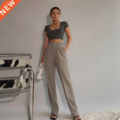 Spring New Office Lady High Quality Elegant Casual Fashion W