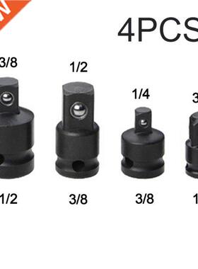 4pcs 1/4 3/8 1/2 Drive Socket Adapter Converter Reducer Air