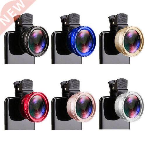 2 in 1 Lens Universal Clip Phone Lens Professional 37mm