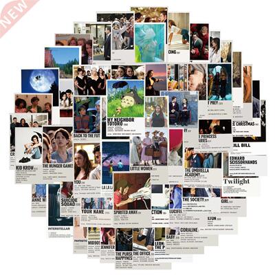 10/64PCS Classic Movie Stickers Kill Bill/Pulp Fiction/Spiri