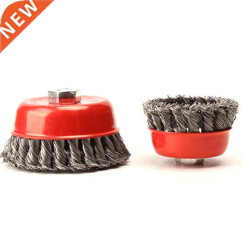 4pcs 75mm Steel Wire Brush Wheel Replacement Polishing Derus