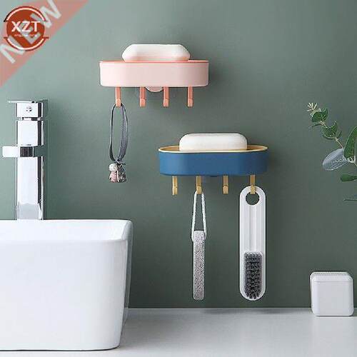 Wall Mounted Soap Holder Box Door Soap Dish For Bathroom