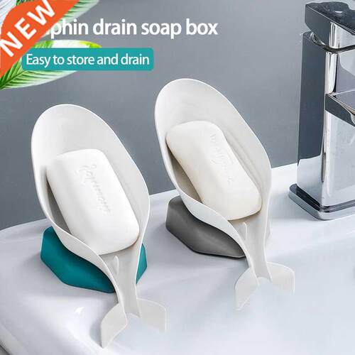 Leaf Shape Soap Box Bathroom Soap Holder Dishes Storage Plat