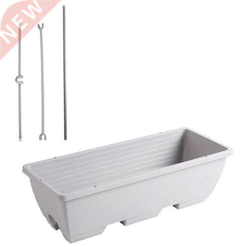 Planter Box Flower Window Box with Support Frame Patio