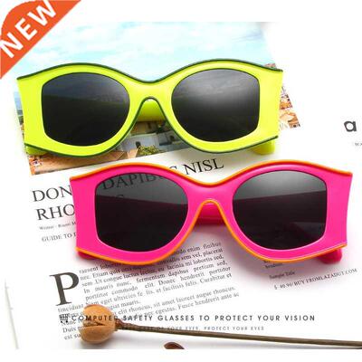 Cooling Yellow Red Sunglasses Women Punk Style Sun Glasses F