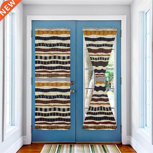Pattern Texture African Style Door Curtains for Living Room