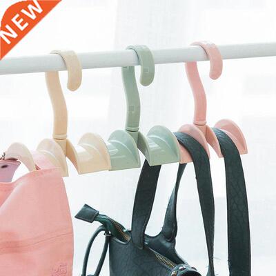 1pc Closet Organizer Rod Hanger Bag Storage Purse Hanging