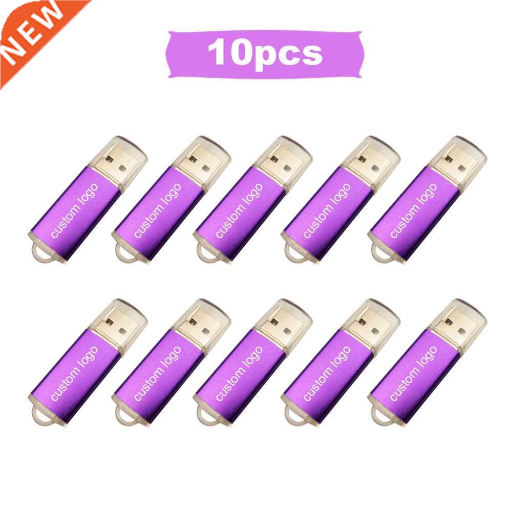 10pcs/lot USB 2.0 Flash Drive 64GB 32GB Pen Drive Mini Memor