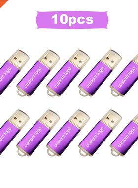 10pcs/lot USB 2.0 Flash Drive 64GB 32GB Pen Drive Mini Memor
