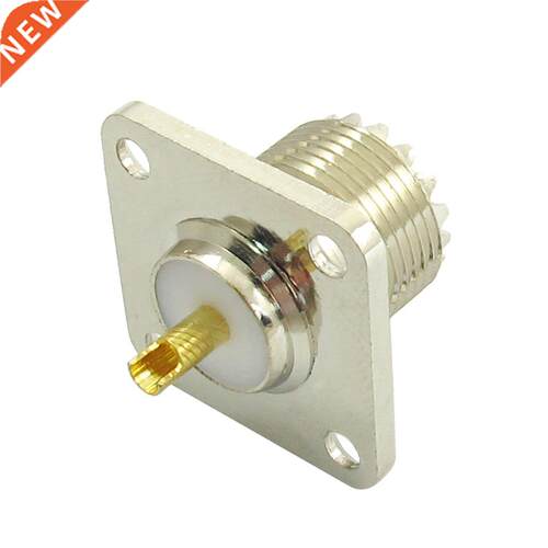 UHF SO-239 Female Jack Square Shape Solder Cup Coax Connecto
