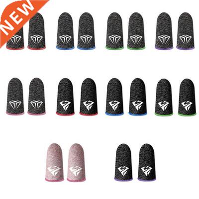 10 Peces Moble Gamng Fngertp Sleeves Ant-slp Touch Sc