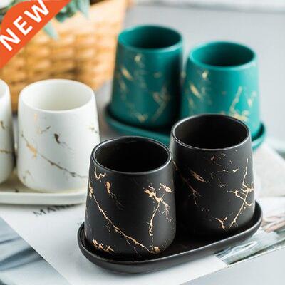 Luxury Ceramic Mug Set Household Couple Brushing Cup
